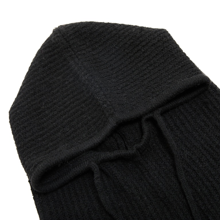 Ribbed balaclava "Kelly" Black